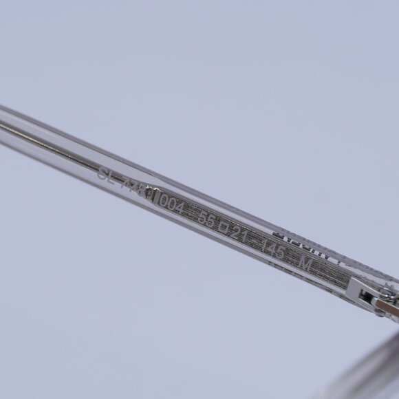 Saint Laurent SL778 004 Eyeglasses Transparent Beige 55mm Square Frame - Picture 5 of 10